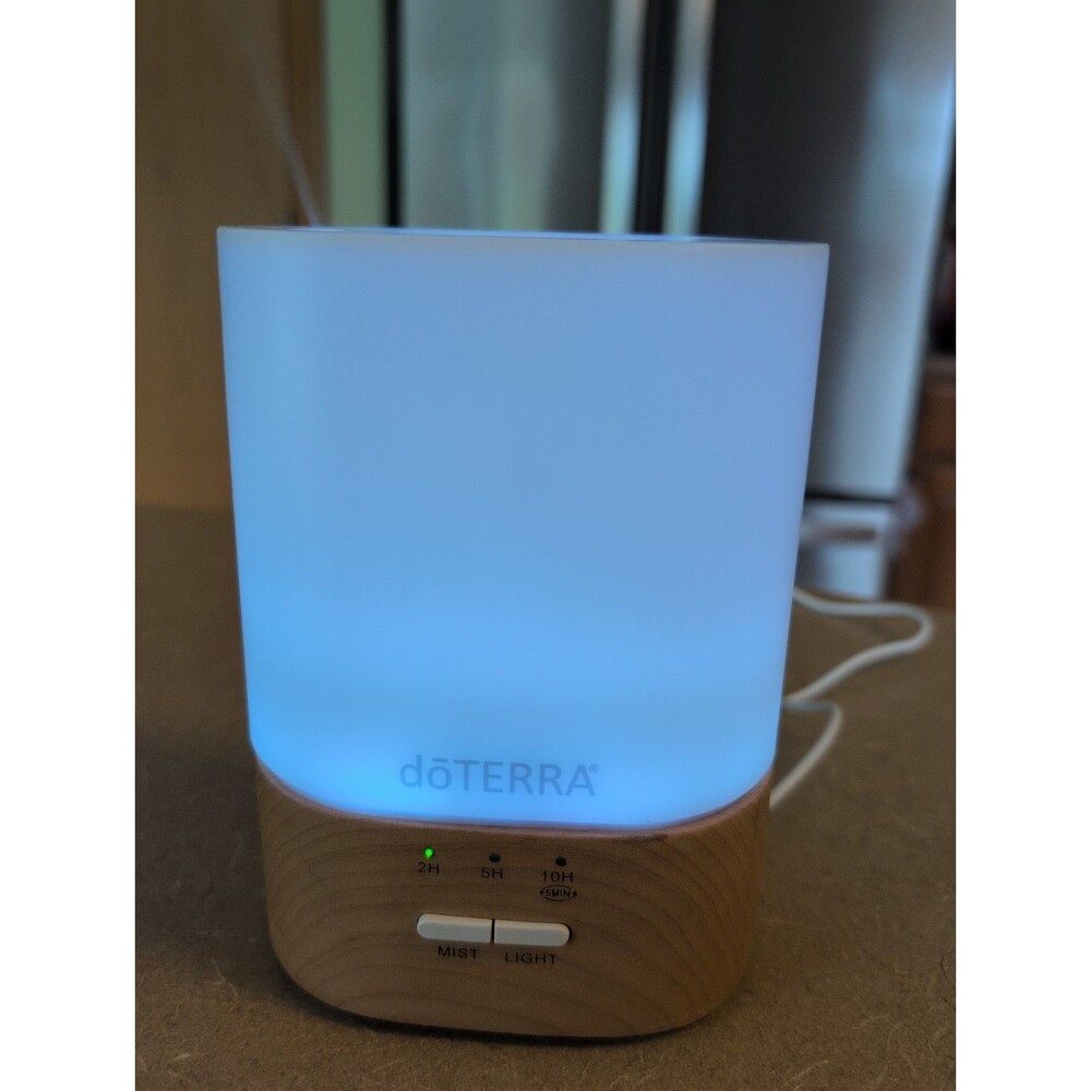 doTERRA Lumo Essential Oil Diffuser with AC Adapter Color Changing HR Settings